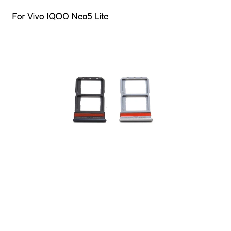 For Vivo IQOO Neo5 Lite SIM Card Tray + Micro SD Card Tray Holder Slot Adapter Socket For Vivo IQOO Neo 5 Lite Replacment Parts