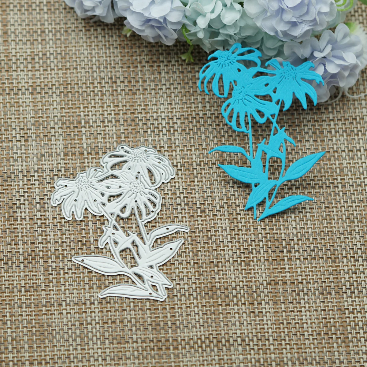 Fiore crisantemo modello fiore pianta Scrapbooking metallo taglio muore Album carta di carta decorazione mestiere roba taglierina stampo