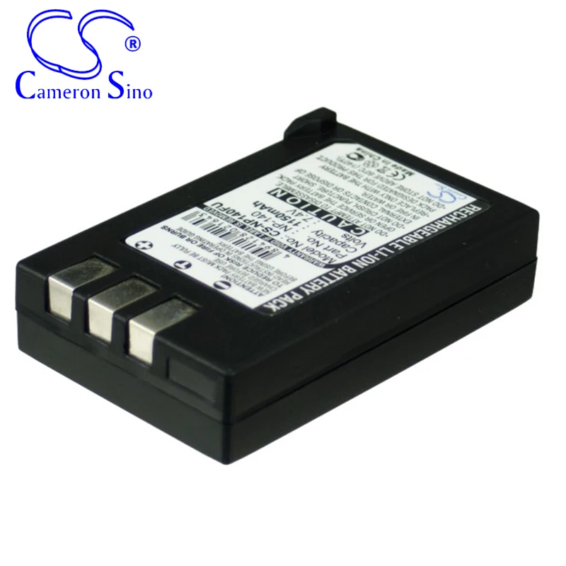 CameronSino Battery for Fujifilm FinePix S100FS FinePix S200EXR FinePix S205EXR FinePix S200FS fits NP-140 camera battery 7.40V