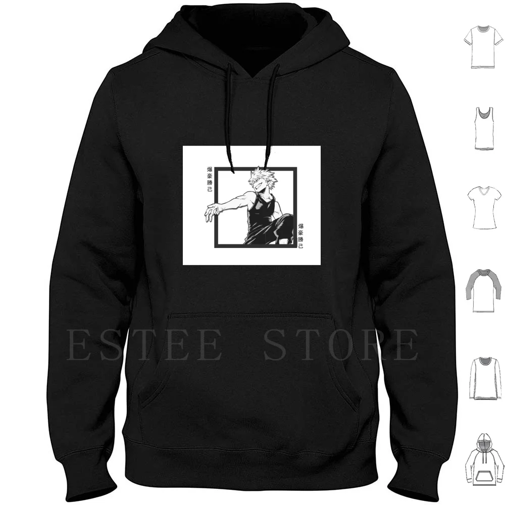 Katsuki Bakugo Box Hoodies Katsuki Bakugo Bakugo Anime Cute Fit Explosion My Hero