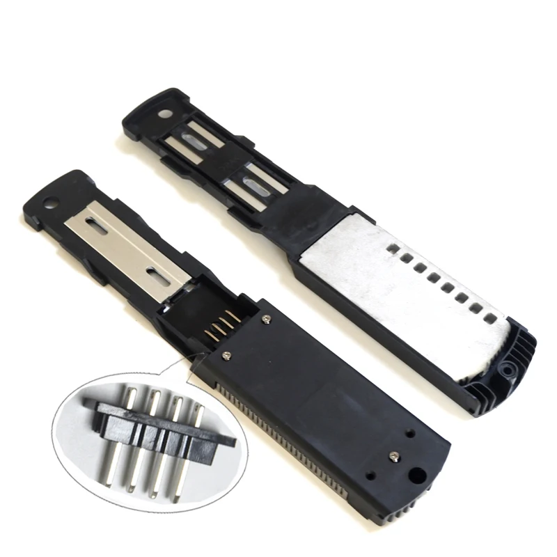 E-bike أجزاء بطارية ليثيوم قاعدة الحال بالنسبة 36 فولت/48 فولت Hailong ، مع 4 دبابيس التوصيل أو 5 دبابيس التوصيل