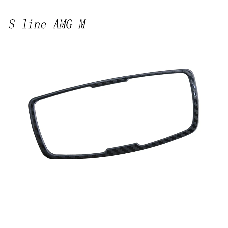 Car styling Carbon fiber Headlight Switch Buttons frame covers Stickers Trim For BMW 1 series F20 F21 interior Auto accessories view 2