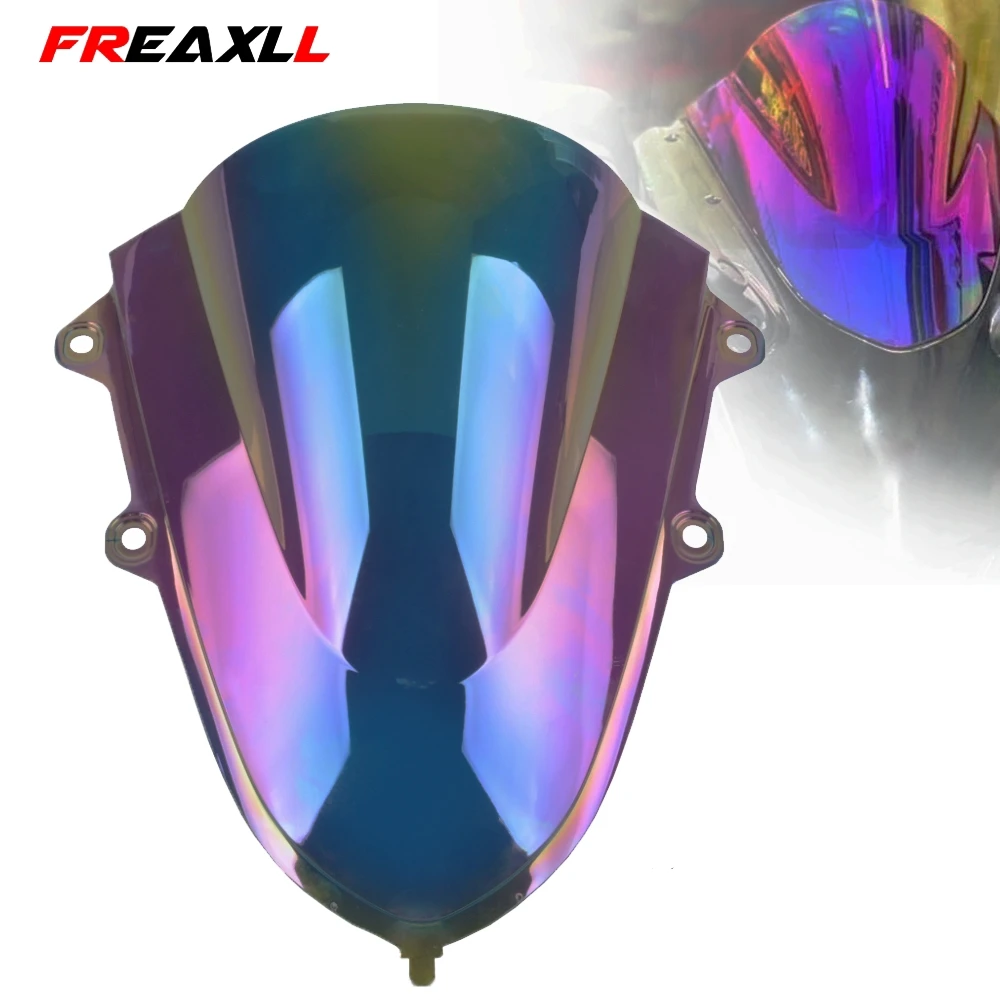 

For YAMAHA YZF R125 R15 V3.0 2017 2018 2019 2020 Double Bubble Motorcycle Visor Viser Sport Windshield WindScreen Wind Deflector