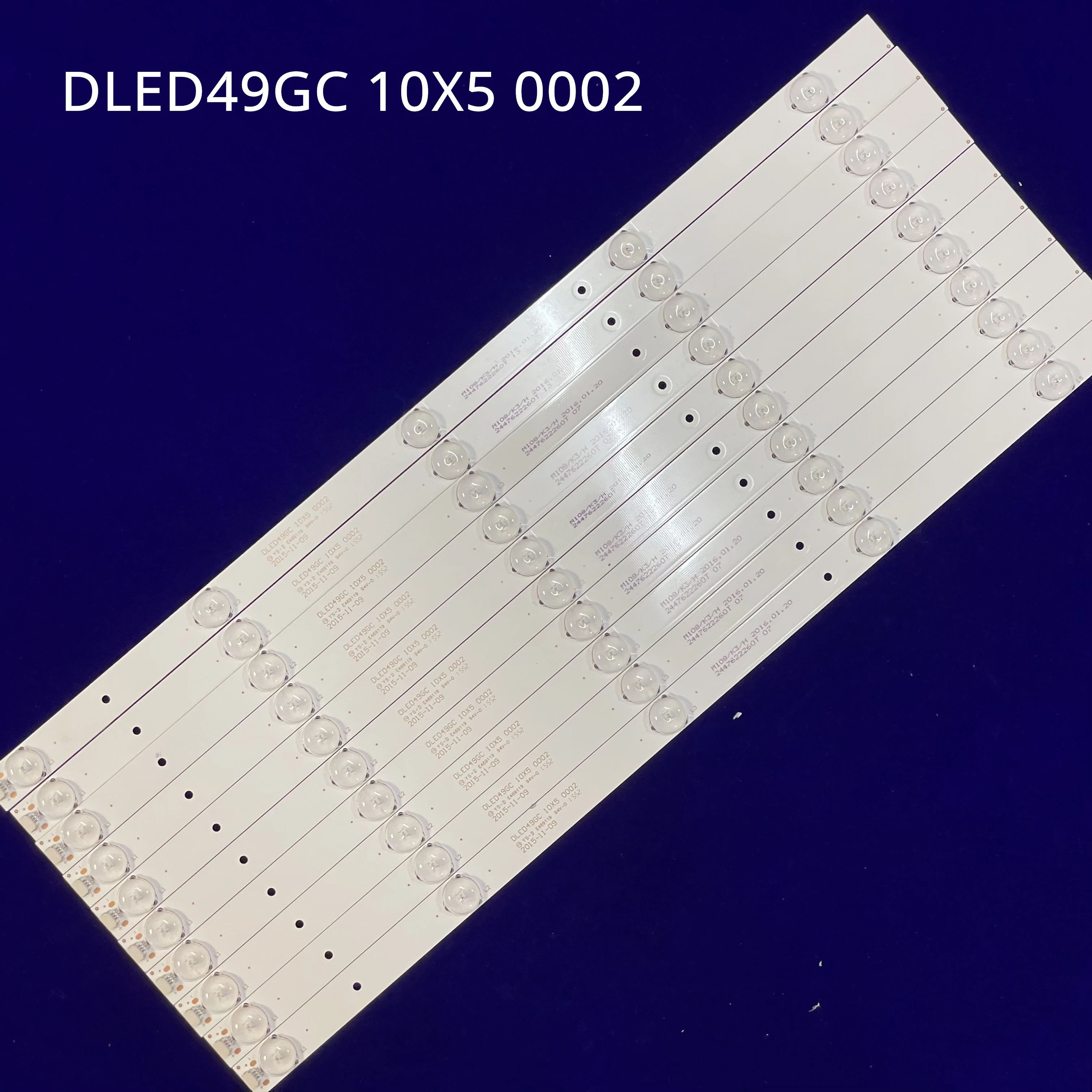 

LED Strip for H49E07 H49E09 H49E10 H49E12 H49E17 LD49V12S LE49U7860 LE49U7866 49PFF5081/T3 49PUF6261/T3 DLED49GC 10X5 0002