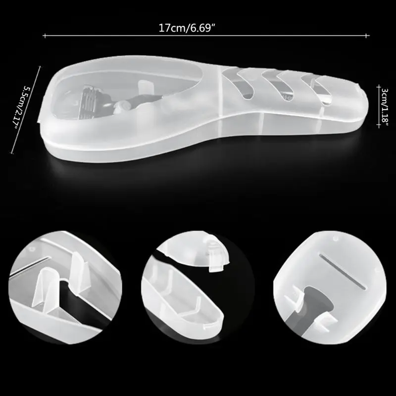 Scatola porta custodia da viaggio per rasoio manuale da uomo portatile per gillette fusion