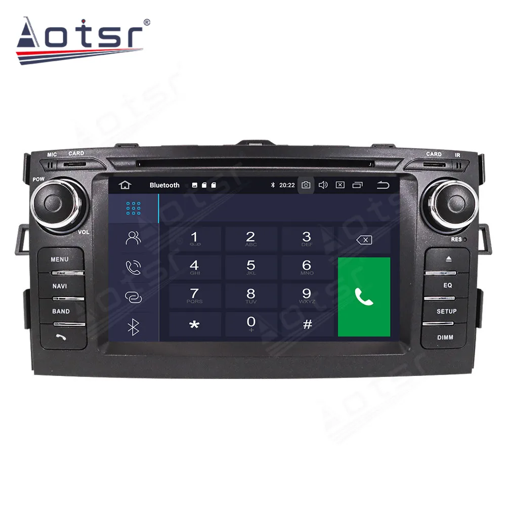 Android 10 PX5/PX6 Car Player GPS Navigation For Toyota Auris 2006-2012 Auto Radio Tape Recorder Multimedia Player Carplay DSP