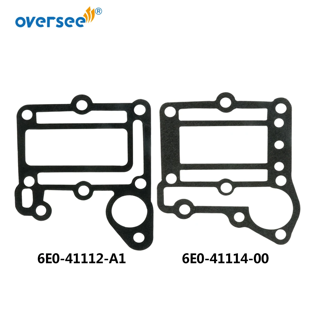 

6E0-41112 ;6E0-41114 Gasket Exhaust Kit For Yamaha Outboard Motor 2T 4HP 6E0 Model 6E0-41112-A0; 6E0-41114-A0