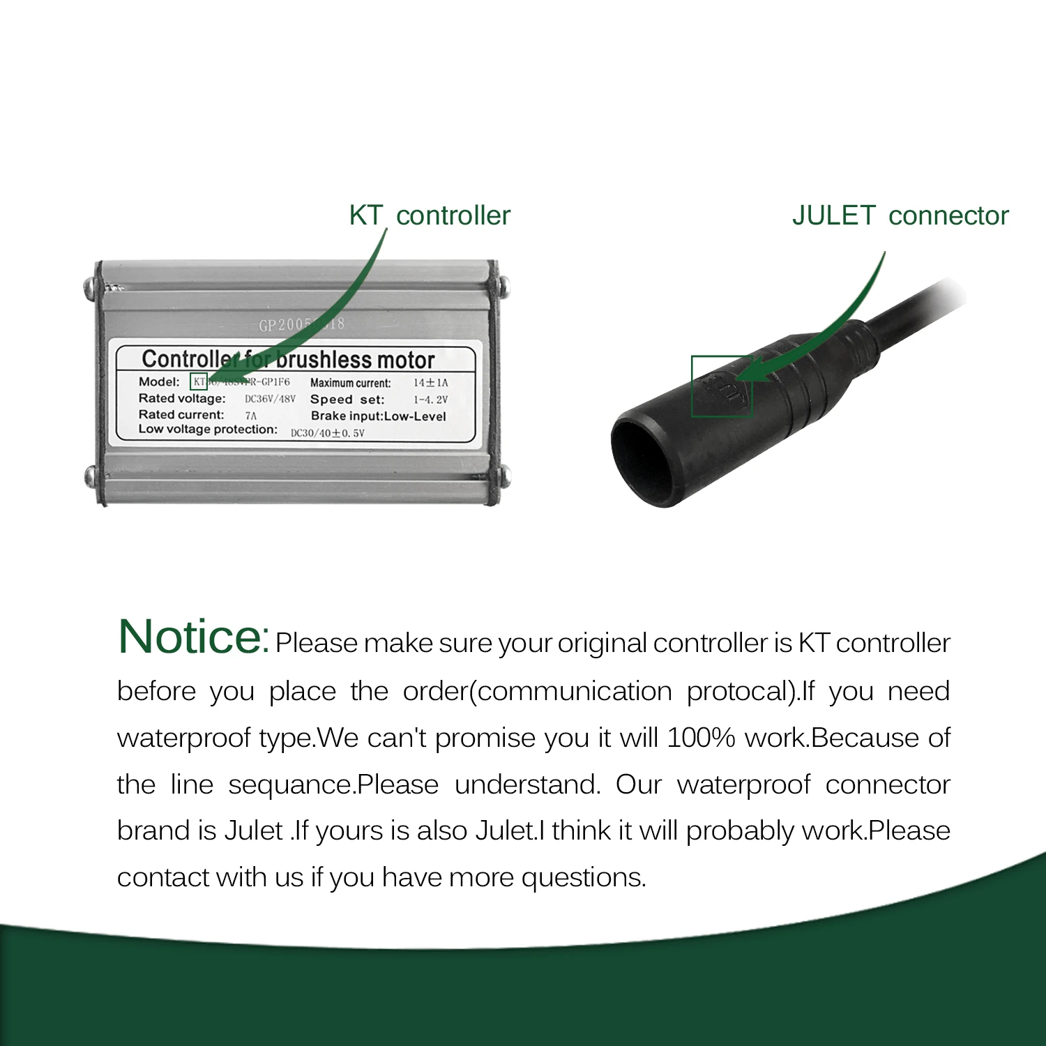 KT eBike Controller 36V 48V 350W 500W 750W 22A LCD Electric Bike Bicycle e bike Motor Controller With Light Funciton