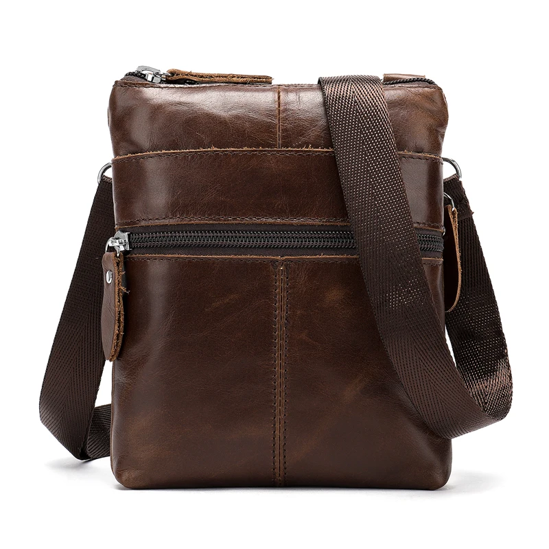 WESTAL męska torba na ramię małe torby Crossbody dla mężczyzn Mini torba na telefon torba męska z prawdziwej skóry mężczyźni Messenger torby 2222 — zdjęcie 2
