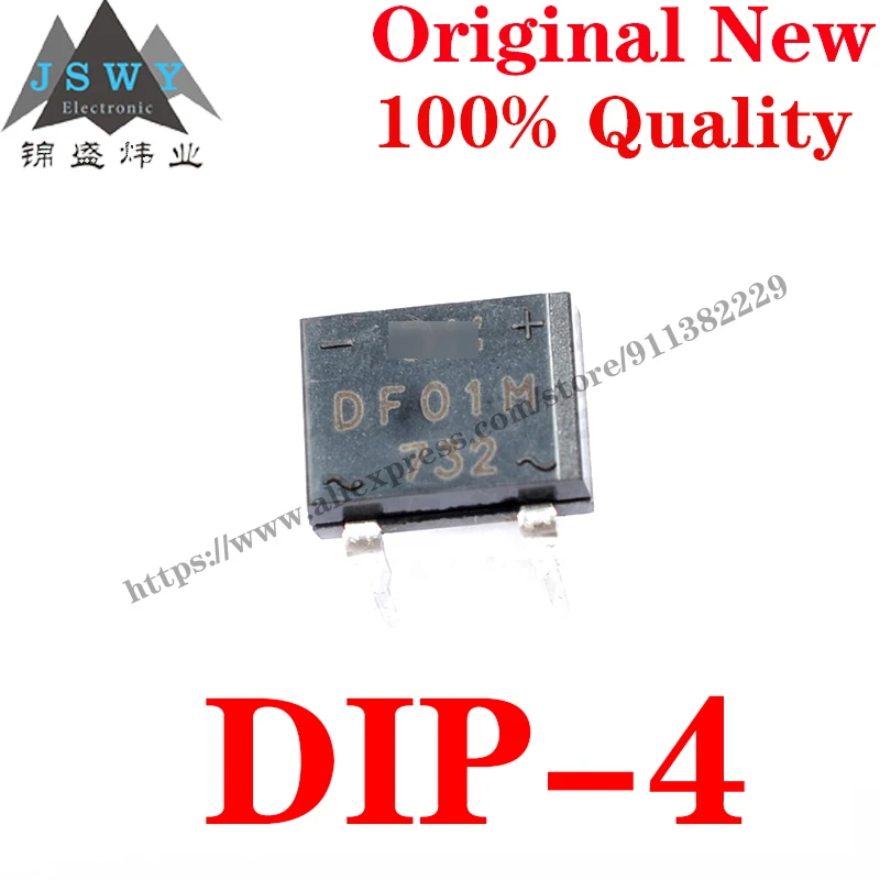 10~100-pcs-df01m-dip-4-discrete-semiconductor-diode-and-rectifier-bridge-rectifier-ic-chip-with-for-module-arduino-free-shipping