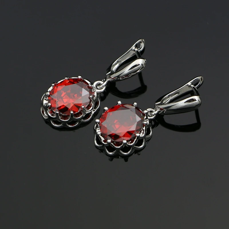 Women Fashion Cubic Zirconia Stone Mosaic Earrings Handmade Silver 925 Dangle Stone Earrings for Women Wedding Dropshipping