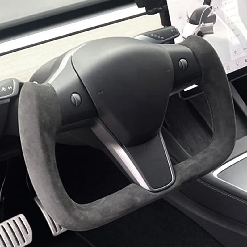 Aroham YOKE Steering Wheel For Tesla Model 3 Model Y 2018 2019 2020 2021 2022