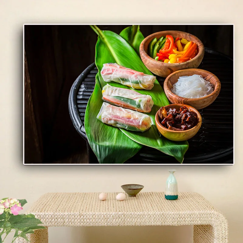 

Cooking Supplie Kitchen Canvas Painting Cuadros Posters and Prints Restaurant Modern Wall Art Food Picture Living Room Decor