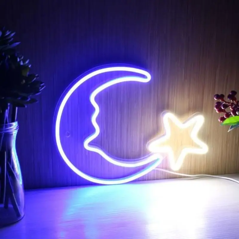 LED Neon Light Wall Hanging Sign USB powered Wall Decoration For Home Party Holiday Decor