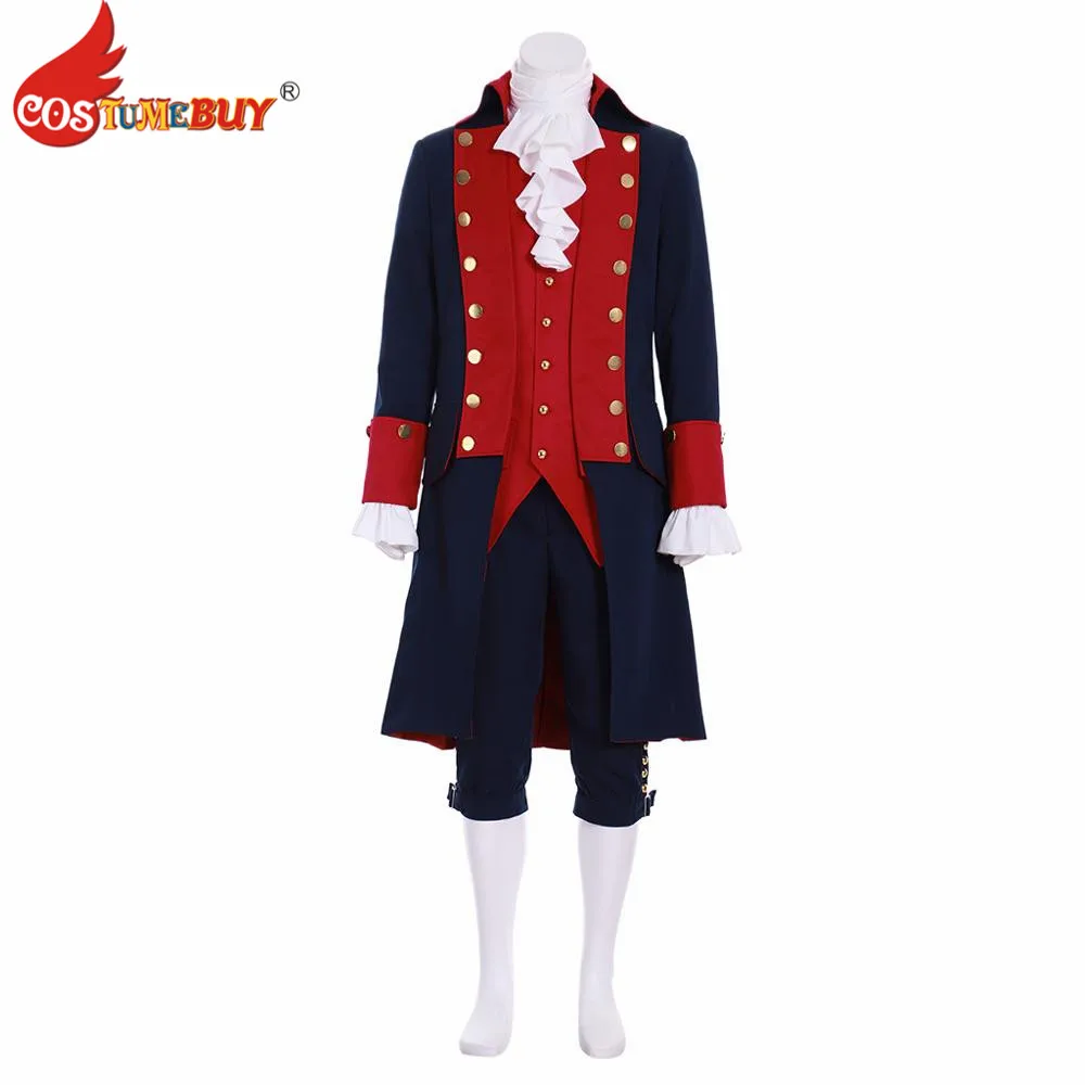 Costumebuy Musical Hamilton Cosplay Alexander Thomas Jefferson Costume George Washington Men Medieval Outfits custom made