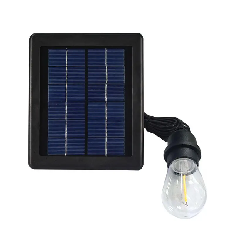 Lâmpada de led solar à prova dwaterproof água ao ar livre iluminação portátil jardim decoração lustre