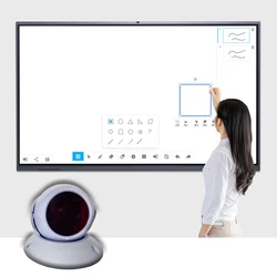 100 Point Pen Touch Virtual Interactive Whiteboard Magnetic Portable Smart Conference Digital Board Meeting Business Teaching