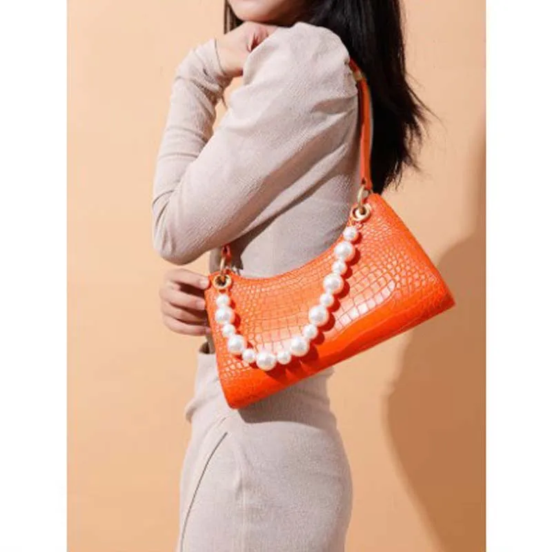 ouluoer new  crocodile leather women bag import female bag  fashion dinner leisure alar package single shoulder women bag