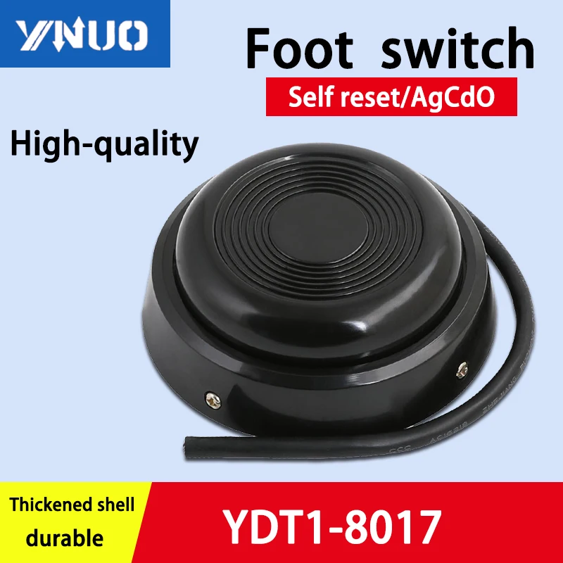 عالية الجودة فوتسويتش TFS-8017 YDT1-8017 المستشفى الطبية الطاقة الكهربائية القدم تبديل دواسة 10A 250 فولت 380 فولت دواسة تحكم