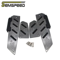 SEMSPEED New Motorcycle Modified Accessories CNC Footrest Footpads Pedal Plate For Honda forza 125 250 300 2021 2022 2023 forza