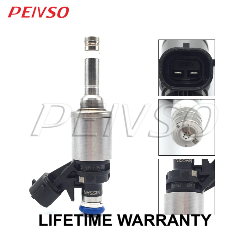 PEIVSO 1pcs 16600-4BB0A 0261500208 Fuel Injector For NISSAN Xtrail 2016 T32 Engine