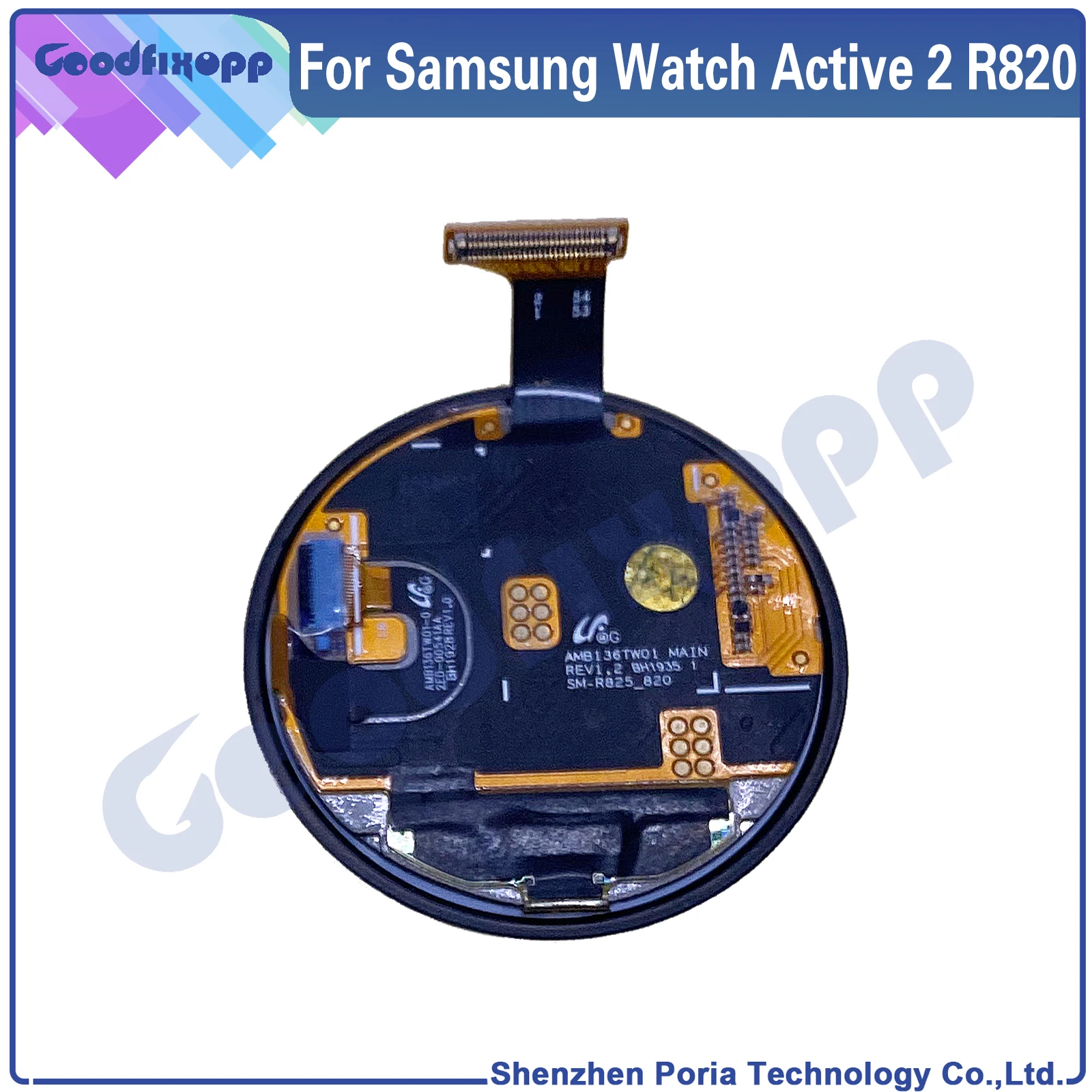 For Samsung Watch Actire 2 R820 R825 SM-R820 SM-R825 44MM LCD Display Assembly Touch Screen