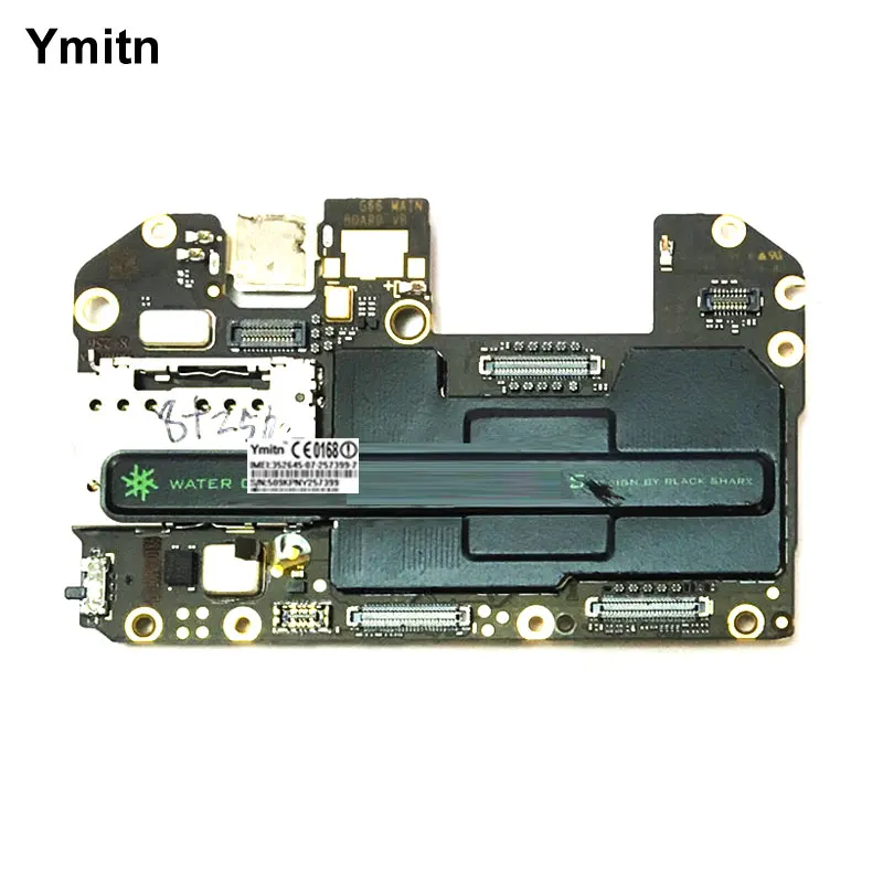 

Ymitn Unlocked Main Mobile Board Mainboard Motherboard With Chips Circuits Flex Cable For BlackShark Black Shark 1