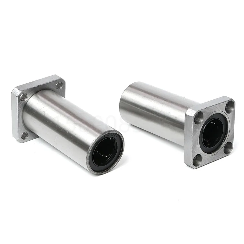 1Pcs Lengthened Square Flange Linear Motion Bearing Ball Bushing LMK6/8/10/12/13/16/20/25/30/35LUU