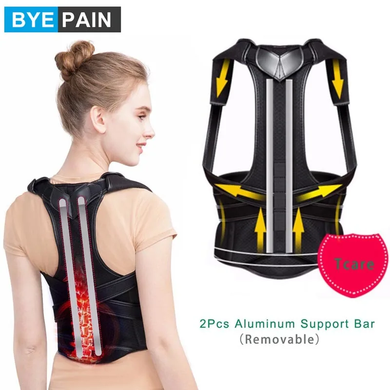 

1Pcs BYEPAIN Posture Corrector Brace For Women Men,Kyphosis Brace Muscle Pain Reliever Back Pain Reliever Posture Support