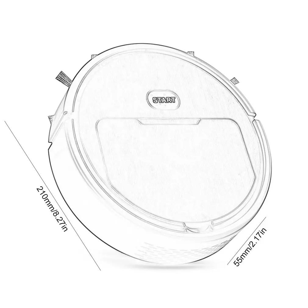 Smart Robot 3-In-1 Wireless Robotic Vacuum Cleaner Dry Wet Cleaning Machine Charging Intelligent Vacuum Robot