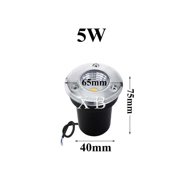Waterdichte led licht tuin ondergrondse 3W 5W 10W 15W IP68 Outdoor Begraven Tuinpad Spot verzonken Ingegraven Verlichting 220V DC12V