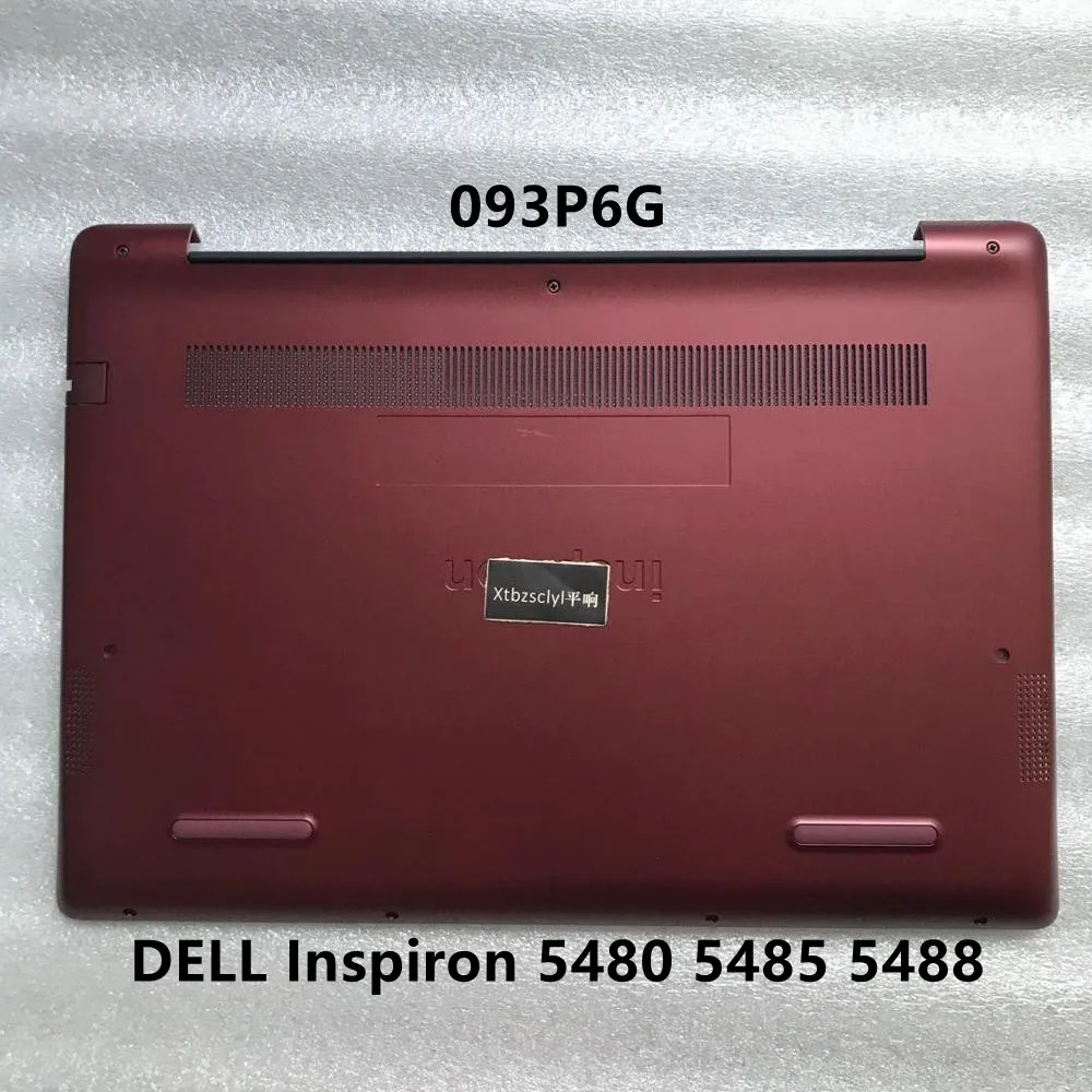 

New For DELL inspiron 14 5480 5488 5485 red lower cover bottom shell laptop D shell 093P6G 93P6G