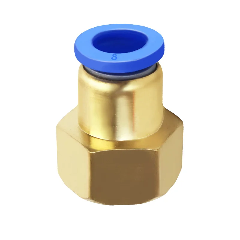 Pneumatic Connector Push to Connect Tube Fittings 1/8