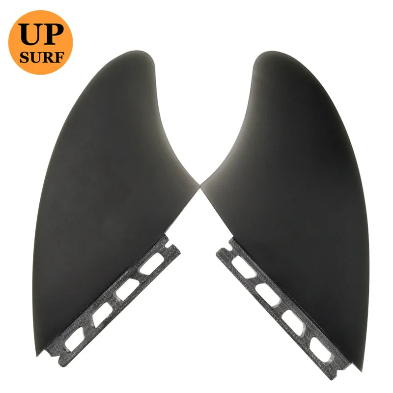 

Fiberglass TWIN fins Double Tabs/Single Tabs/Double Tabs 2 Keel fins side fins surf fins 2pcs per set new fins upsurf