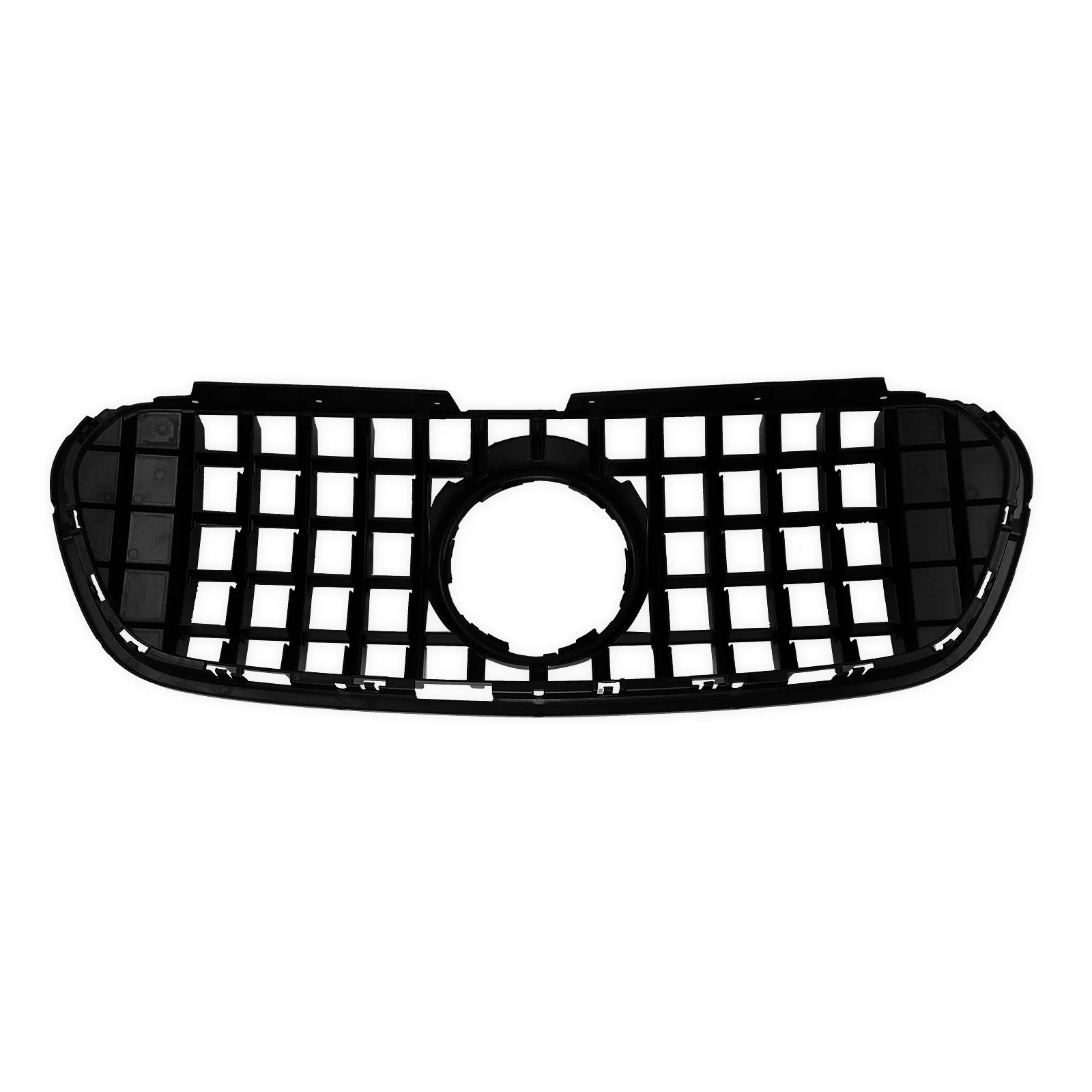 Front Grille For Mercedes Benz X-Class 2018-2020 Silver/Black GT R Style Upper Bumper Hood Mesh Car Grid Grating Racing Grill