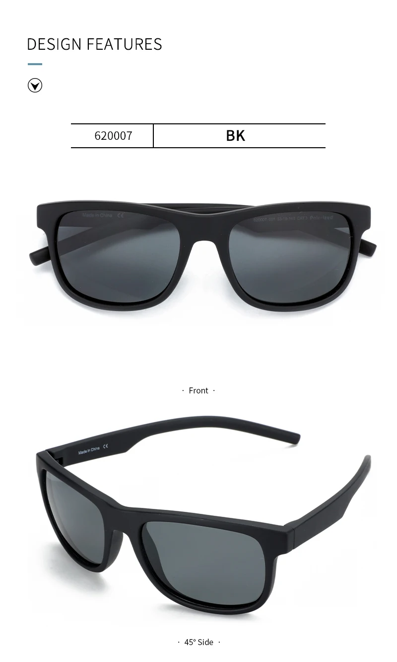 ZENOTTIC TR90 Polarisierte Sonnenbrille für Herren, Fahrer-Fahrer-Sonnenbrille, klassische quadratische Spiegel-UV400-Schutz-Sonnenbrille – Detail 8