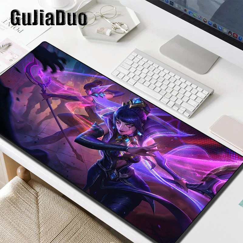 League of Legends LeBlanc Mauspad Gamer Computer Pc Schreibtisch Matte Große Anime Mauspad Gaming Zimmer Zubehör Comics Tabelle Pad teppich