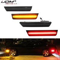 IJDM coche 36-SMD rojo 12V para Dodge Challenger 2008-2014, para Dodge Charger 2011-2014 luces de posición laterales traseras con luces LED rojas