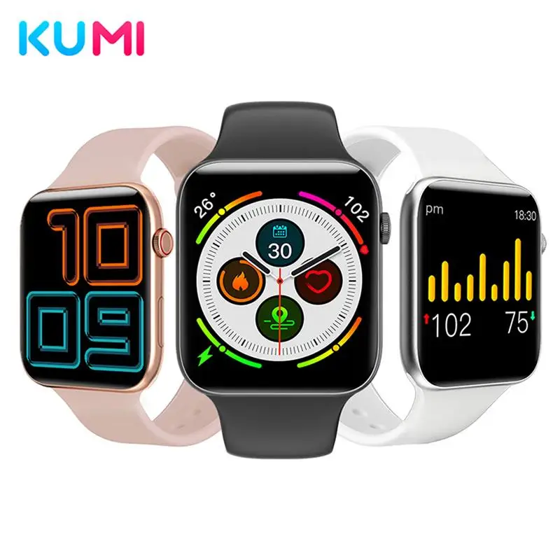 KUMI WATCH KU1 smart watch blood pressure heart rate sleep body temperature monitoring waterproof multi-sport bracelet