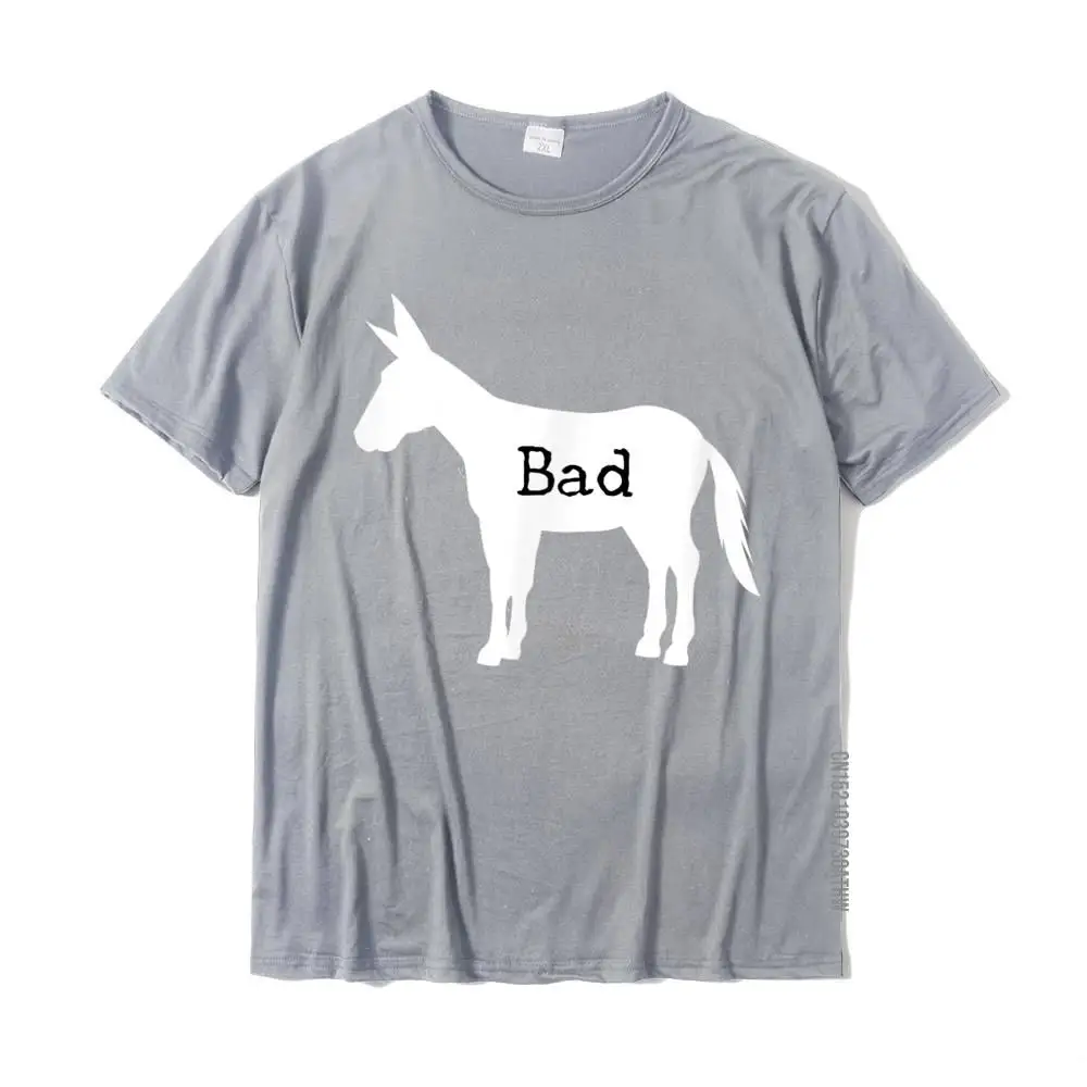 Bad A$$ Donkey Funny Graphic T-Shirt T Shirt For Men Design Tees Plain Fitness Tight Cotton