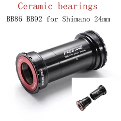 Prestine BB86 BB92 BB CERAMIC bearings for SHIMANO SRAM BB86 BB92 BB Stainless Steel bearings for SHIMANO Frame shell 41mm