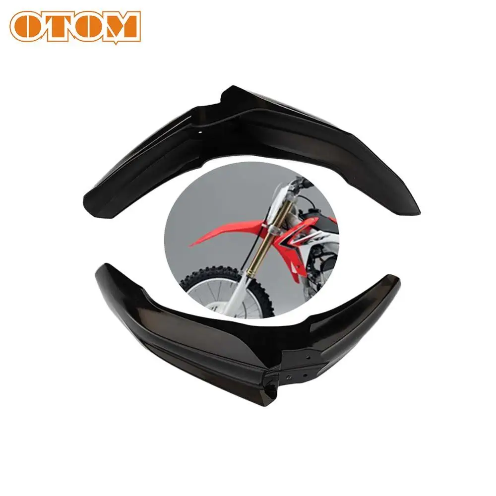 

OTOM Motorcycle Front Fender Black Mudguard Protector Splash Shield For Honda CRF250R CRF450R 14-17 Dirt Bike Motocross Enduro