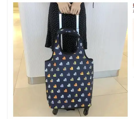 Women Travel trolley bags Women wheeled bag wheels wheeled bags luggage Bags on wheels water proof Rolling Luggage Backpack bag