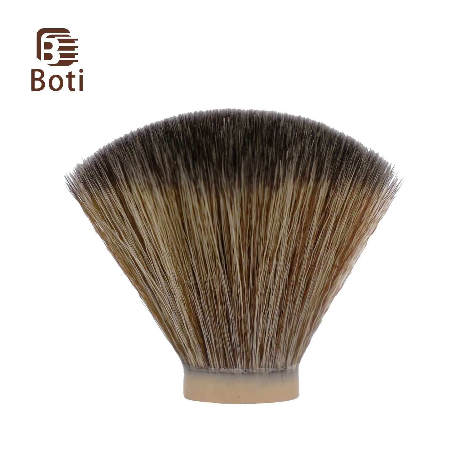 

Boti Brush-2022 New Shaving Brush Imitation Mixed Badger Hair Synthetic Kont Fan Shape Men's Beard Wet Shave Tools