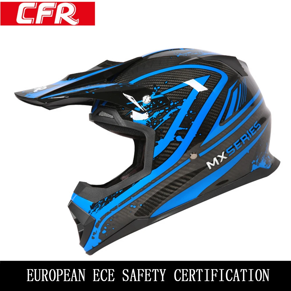 

Genuine CFR Professional Off Road Motorcycle Carbon Fiber Helmet Downhill Motocross Racing Capacete Moto Casco ECE Approved