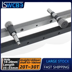Engraving Machine Gear 1.25 Mold 1.25M Straight Tooth Helical Gear High Precision Transmission Gear Shaft Pinion CNC Parts
