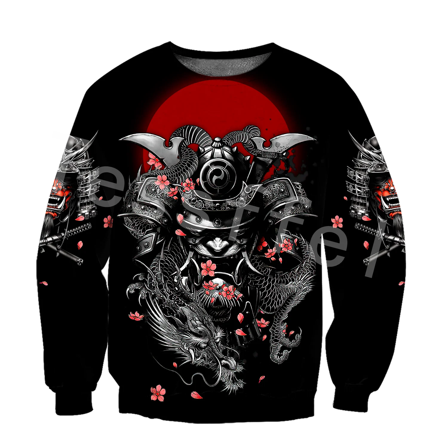 Tessffel Japan Samurai Tattoo 3D Printed New Men's Sweatshirt Harajuku Zipper Hoodie Casual Unisex Jacket Pullover Style-C3