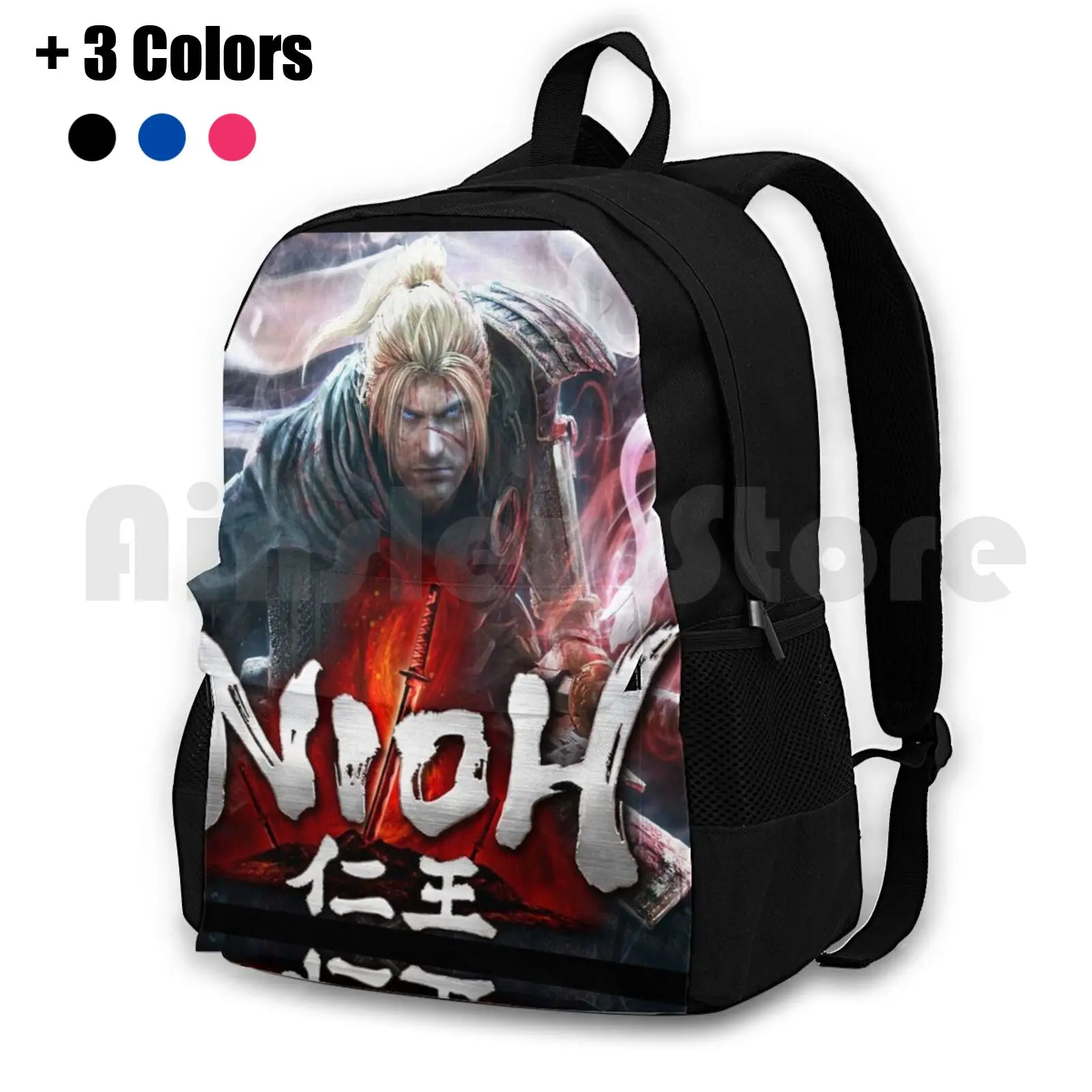 Nioh ransel Hiking luar ruangan kedap air perjalanan Kemah Nioh Dark soulne video game Bloodborne Yokai Sekiro