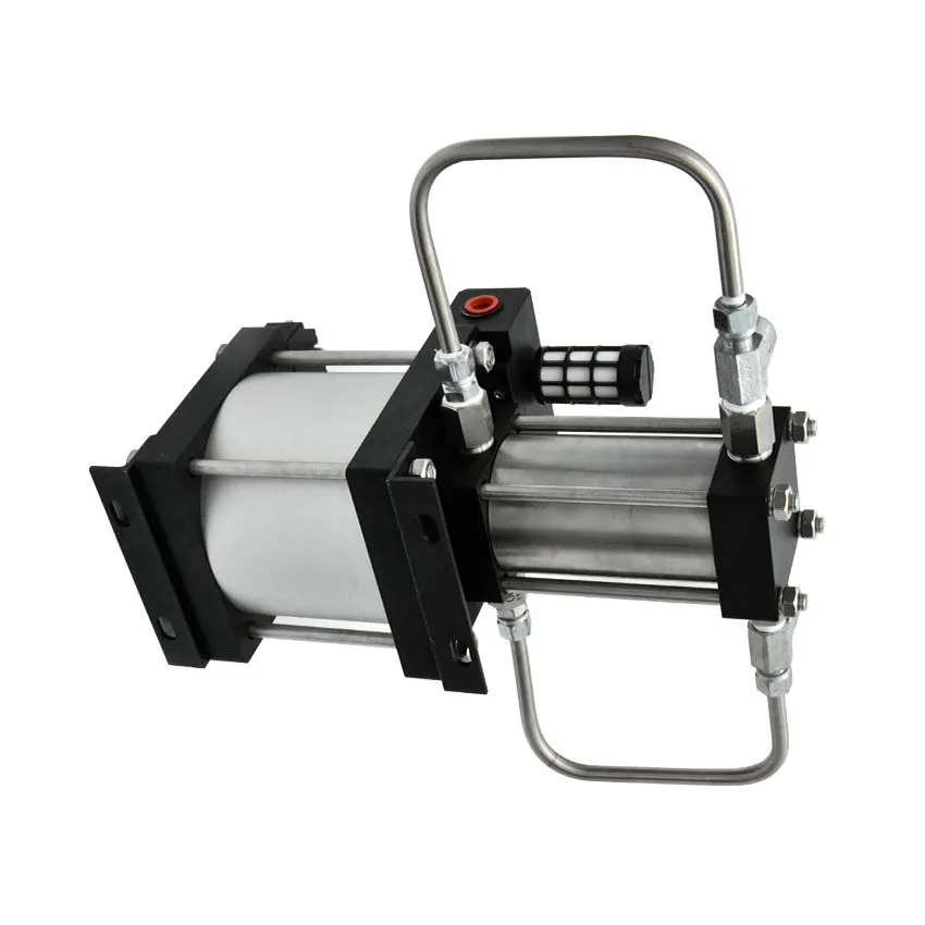 New Arrival SLM06 Refrigerant Booster Pump Portable Refrigerant Freon Filling/Transfer/Recovery Pump 5:1 0-40bar 15L/min