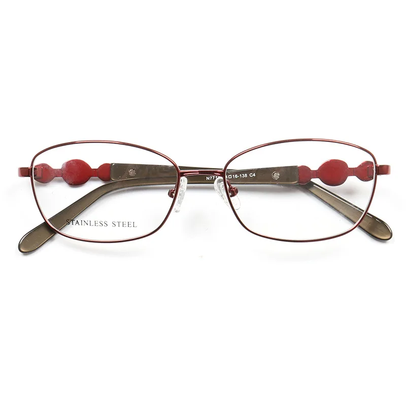 Women's Fashion Brick-Inlaid Classic Box Myopia Glasses with Anti-Blue Light Lens